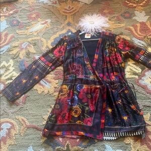 Like new farm Rio wrap dress L